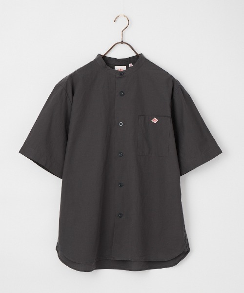 Danton（ダントン） 半袖シャツ 38 ブルー レディース : ZOZOTOWN 