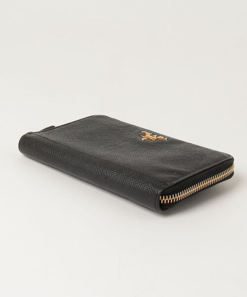 PRADA（プラダ） サフィアーノレザー 財布 - ブラック レディース