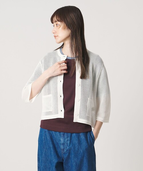 UNITED ARROWS（ユナイテッドアローズ） カーディガン 半袖 コットン
