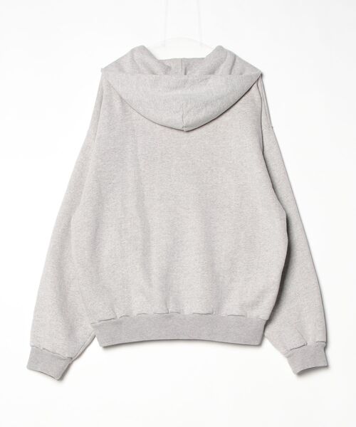 WIND AND SEA ジップアップパーカー グレー WIND AND SEA（ウィンダンシー） ワンポイントジップアップパーカー L