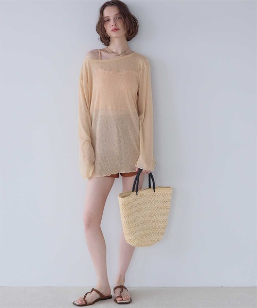 「SEA DRESS」 かごバッグ FREE ライトベージュ レディース_画像9