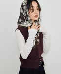 スカーフ バンダナ ボタニカル大判スカーフ レ...の詳細画像2