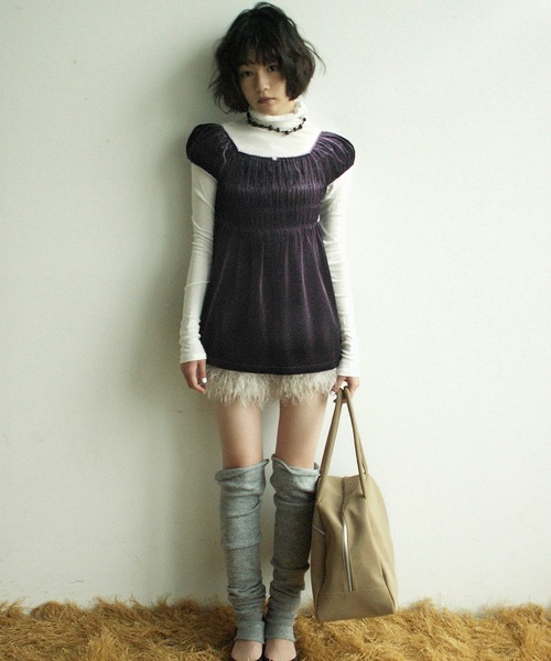 igi パンツ Laced Fur Shorts / レースアップファーショートパンツ