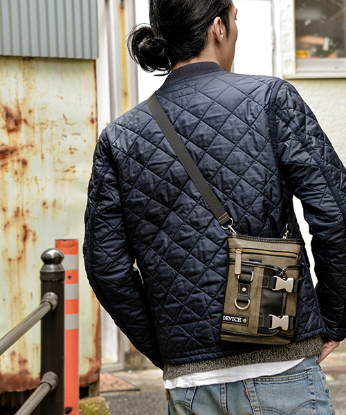 DEVICE（デバイス） ウエストポーチ メタル ダブル バックル 2WAY