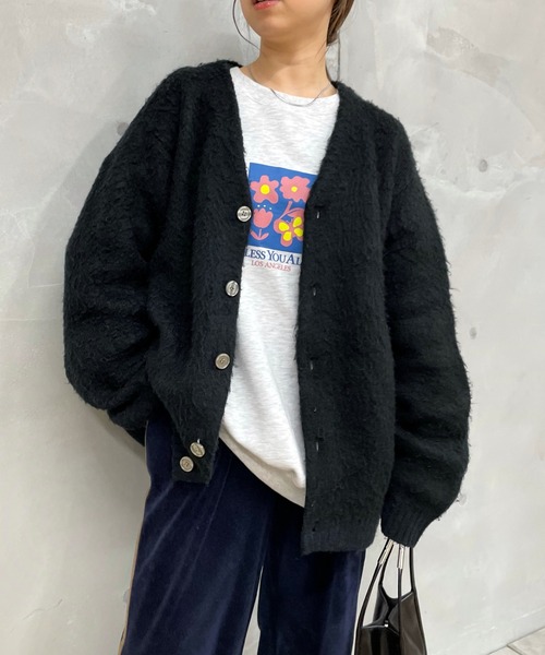 カーディガン Kooky N クーキー アルパカ混モヘアライクカーディガン Zozotown Paypayモール店 通販 Paypayモール