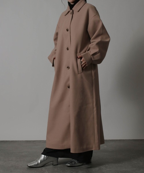 FRKM SCD コート/ロングコート common divisor セール】〈手洗い可能〉ロング ステンカラー コート 24SS ◇（ステン