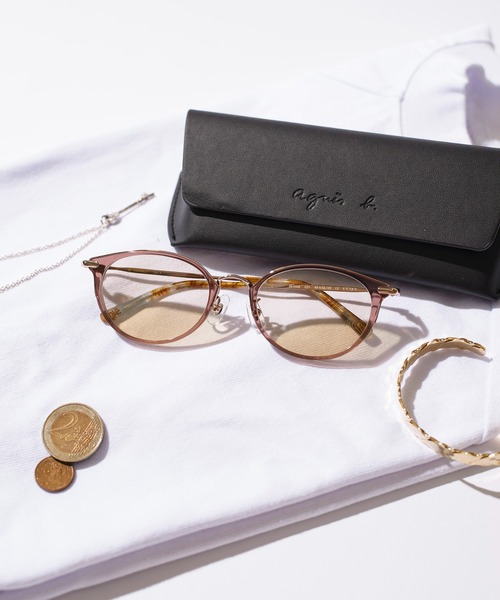 サングラス 【agnes b】ZOZO限定 アセテートコンビサングラス 50-0068 低価格で大人気の