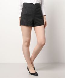 sheller シェリエ　ハイウエスト黒ショートパンツ OKAYAMA denim short pants – shéller / シェリエ