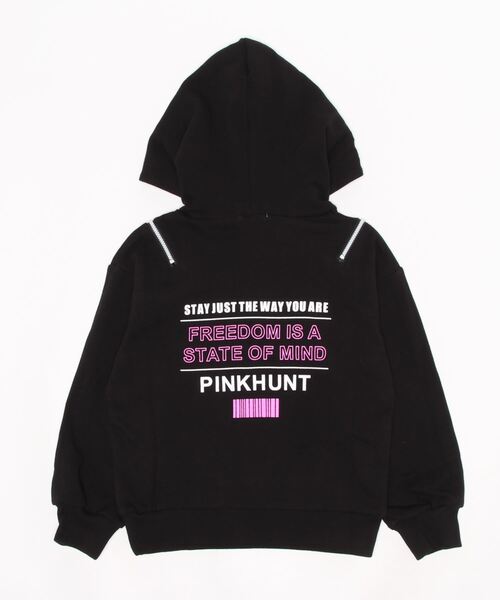 パーカー PINKHUNT 肩出しジップパーカー 6101K #IG|ZOZOTOWN PayPayモール店|09
