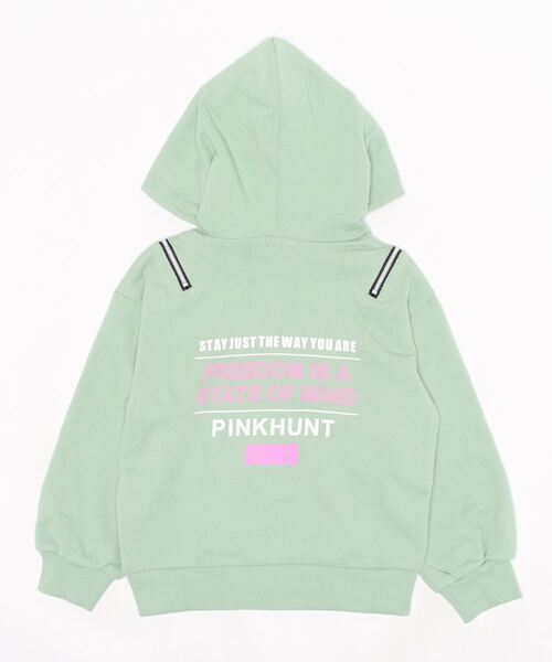 パーカー PINKHUNT 肩出しジップパーカー 6101K #IG|ZOZOTOWN PayPayモール店|12