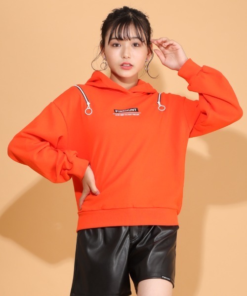 パーカー PINKHUNT 肩出しジップパーカー 6101K #IG|ZOZOTOWN PayPayモール店|04