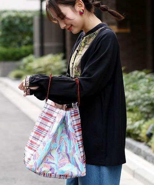 チチカカ トートバッグ ミックストートバッグ レディース : ZOZOTOWN
