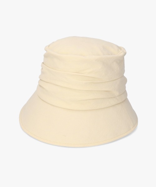 【未使用保管品】millebonheur 国産上質ケミカルレースストローハット白 ミルサ milsa milsa Polysheet Sailour （WHITE(06
