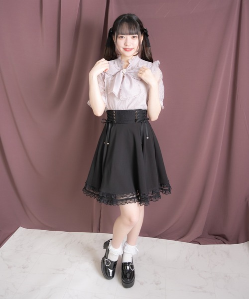 ROJITA（ロジータ） シャツ ブラウス シアーリボンレースTOPS