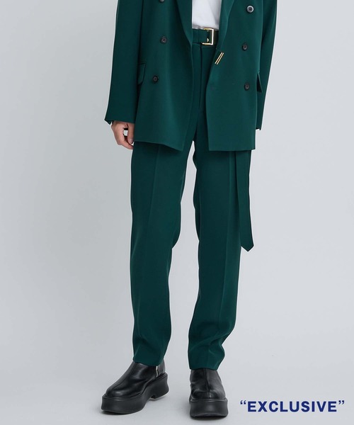 パンツ スラックス STUDIOUS別注 Double Satin Slim Pants パンツ スラックス STUDIOUS別注 Double Satin Slim Pants