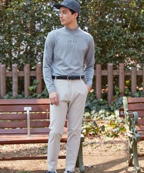 HERG1 tシャツ モックネックカットソー / MENS L/S 3LOGOS MOCK
