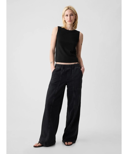 【d.i.a.】新品ジッパータンクトップ 黒/GAL BLACK BY MOUSSY | front zip tanktop (タンクトップ ) |SHEL