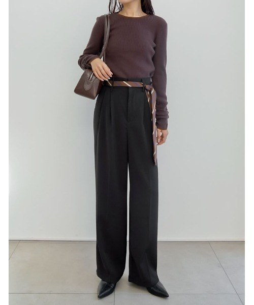 Re:EDIT（リエディ） スラックス パンツ 「販売枚数7.3万枚突破