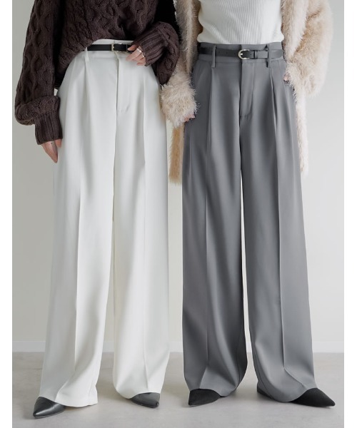 Re:EDIT（リエディ） スラックス パンツ 「販売枚数7.3万枚突破