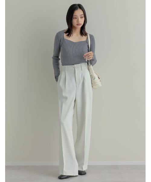 Re:EDIT（リエディ） スラックス パンツ 「販売枚数7万枚突破