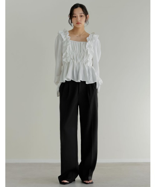 Re:EDIT（リエディ） スラックス パンツ 「販売枚数7.3万枚突破