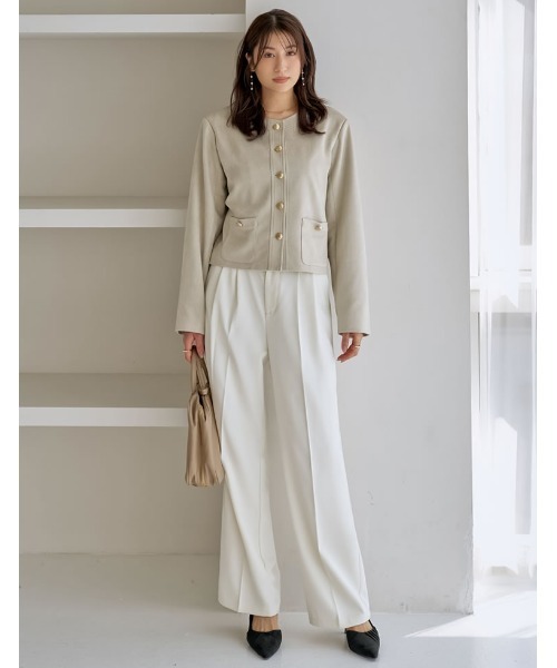 Re:EDIT（リエディ） スラックス パンツ 「販売枚数7.3万枚突破