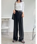 ワイドパンツ スラックス パンツ 「販売枚数7...の詳細画像2
