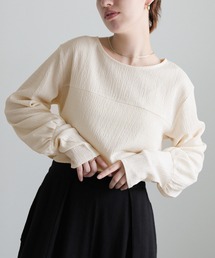 select MOCA（セレクトモカ） tシャツ ジャガードロングカフストップス