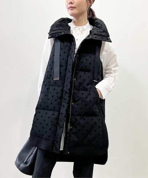 journalstandard ロング　ダウンベスト PICCIN PERLA ダウンベスト ベスト ダンボール切り替えフロッキー