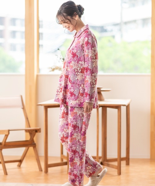 LIBERTY.（リバティ） パジャマ ルームウェア 「LIBERTY」ニットキルト