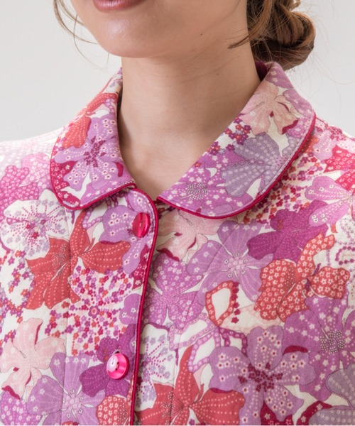 【新品】リバティ LIBERTY fabric　あったか中綿入りパジャマ（M）C LIBERTY.（リバティ） パジャマ ルームウェア 「LIBERTY」タナローン