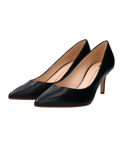 fabio rusconi パテントポインテッドトゥ ローヒール パンプス新品 FABIO RUSCONI - FABIO RUSCONI POINTEDTOE STREETHEELS PUMPS