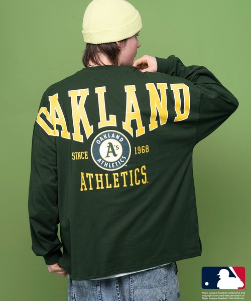 美品 FELLOW 半袖 フルスキン タッパー MLB Backers ワンポイント|半袖スポーティートップス - 古着屋