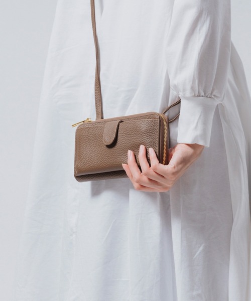 MURA（ムラ） ショルダーバッグ バッグ フルグレイン シュリンクレザー