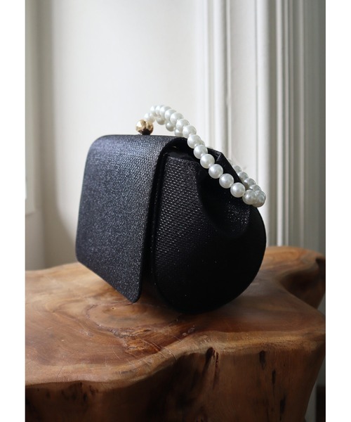 Dorry Doll（ドリードール） ハンドバッグ パールハンドルグリッター