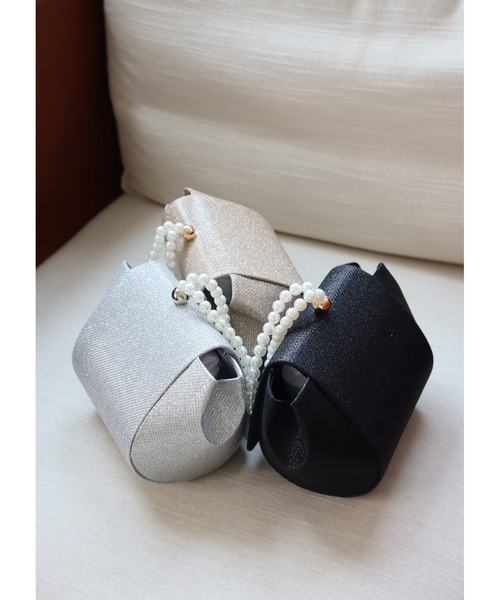 Dorry Doll（ドリードール） ハンドバッグ パールハンドルグリッター