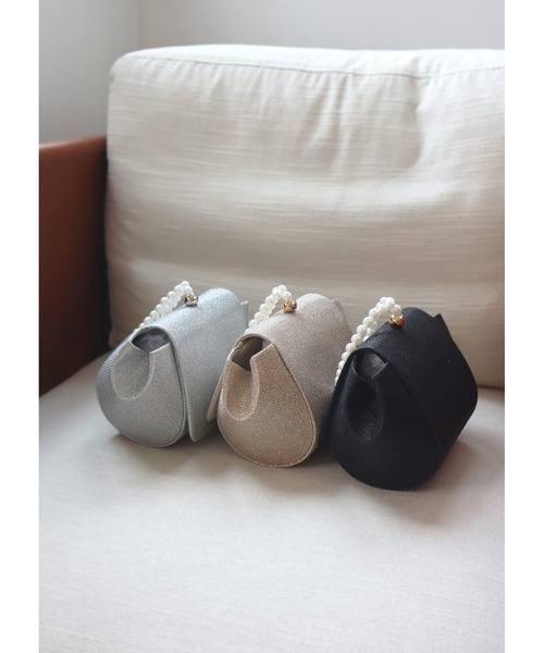 Dorry Doll（ドリードール） ハンドバッグ パールハンドルグリッター