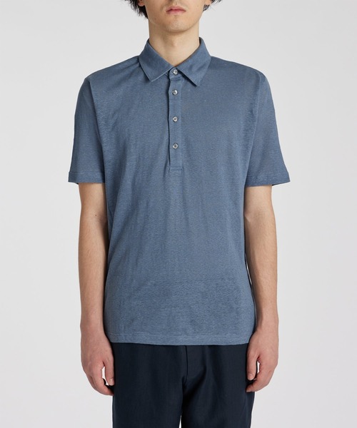 Paul Smith（ポール・スミス） ポロシャツ カラーリネン ポロシャツ