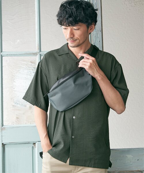 ウェストバッグ DOUBLES BLACK 2wayミニショルダー バリスティックナイロン