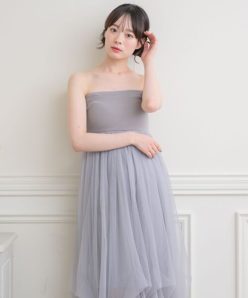 SOFT SEOUL ♥ LOOSE WRAP ONE PIECE /追跡付 SATIN PIPING CUT DRESS：ワンピース（ワンピース）｜CITYSHOP