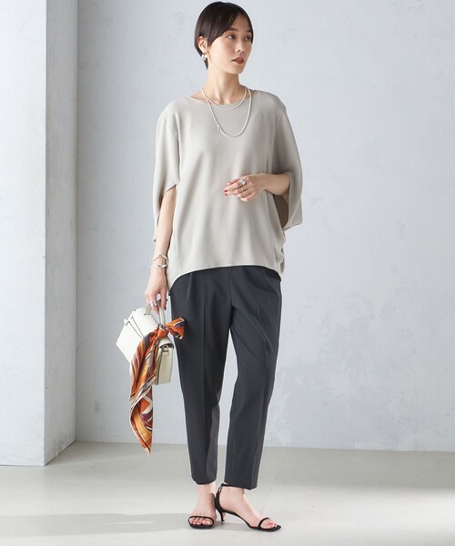 SHIPS（シップス） パンツ 「手洗い可能」ストレッチ テーパード