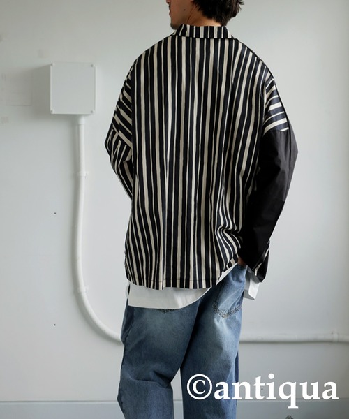 antiqua（アンティカ） ジャケット テーラードジャケット アシメ