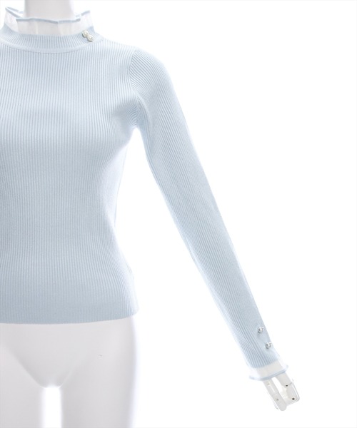 ニット セーター 2024AW/コンパクトポロニットトップス/洗える レディース 楽天市場】ニット セーター 大きいサイズ レディース ケーブル