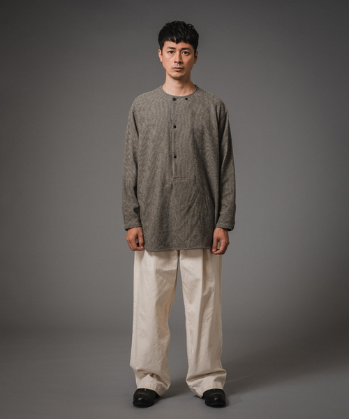 EDIFICE（エディフィス） シャツ CONFFECT EDIFICE TWEEDY COTTON Crew