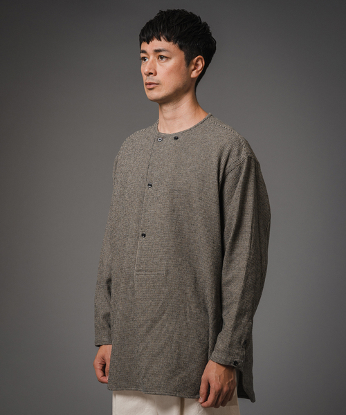 EDIFICE（エディフィス） シャツ CONFFECT EDIFICE TWEEDY COTTON Crew