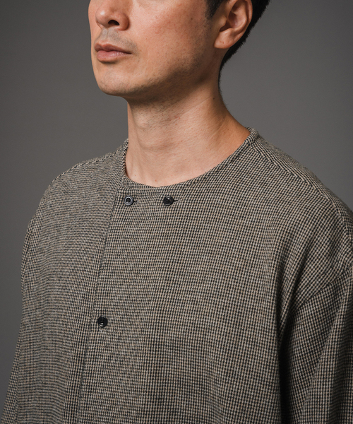 EDIFICE（エディフィス） シャツ CONFFECT EDIFICE TWEEDY COTTON Crew