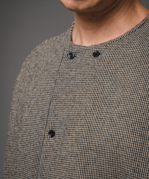 EDIFICE（エディフィス） シャツ CONFFECT EDIFICE TWEEDY COTTON Crew