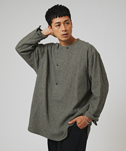 EDIFICE（エディフィス） シャツ CONFFECT EDIFICE TWEEDY COTTON Crew