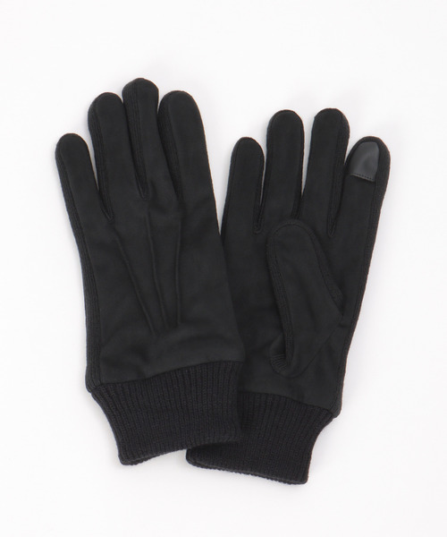 ikka（イッカ） 手袋 フェイクスエードグローブ メンズ : ZOZOTOWN