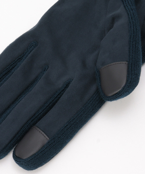 ikka（イッカ） 手袋 フェイクスエードグローブ メンズ : ZOZOTOWN
